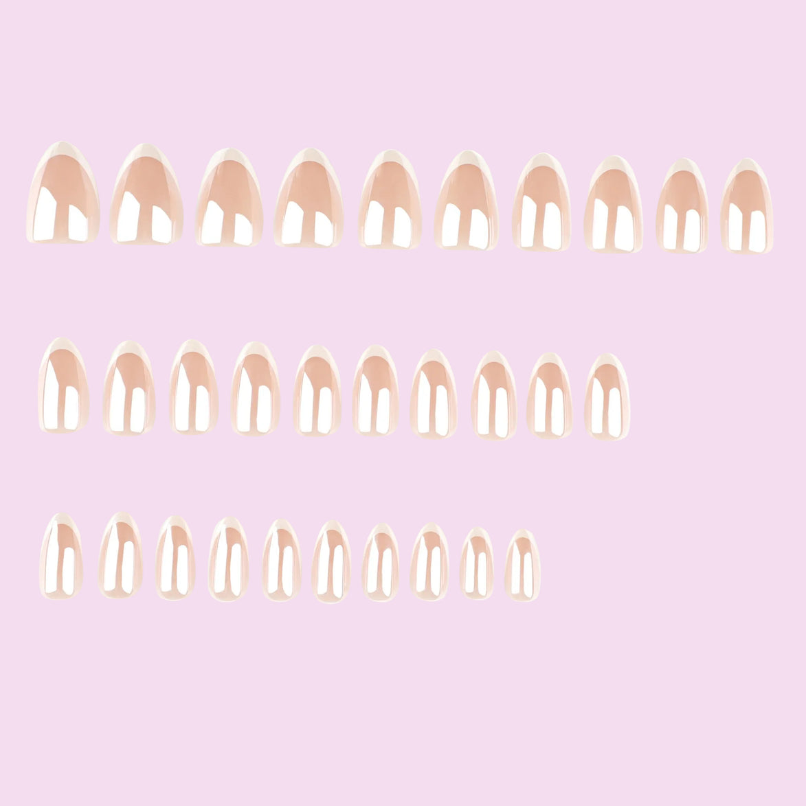 Classic Sheer French Tip Press-On Nails