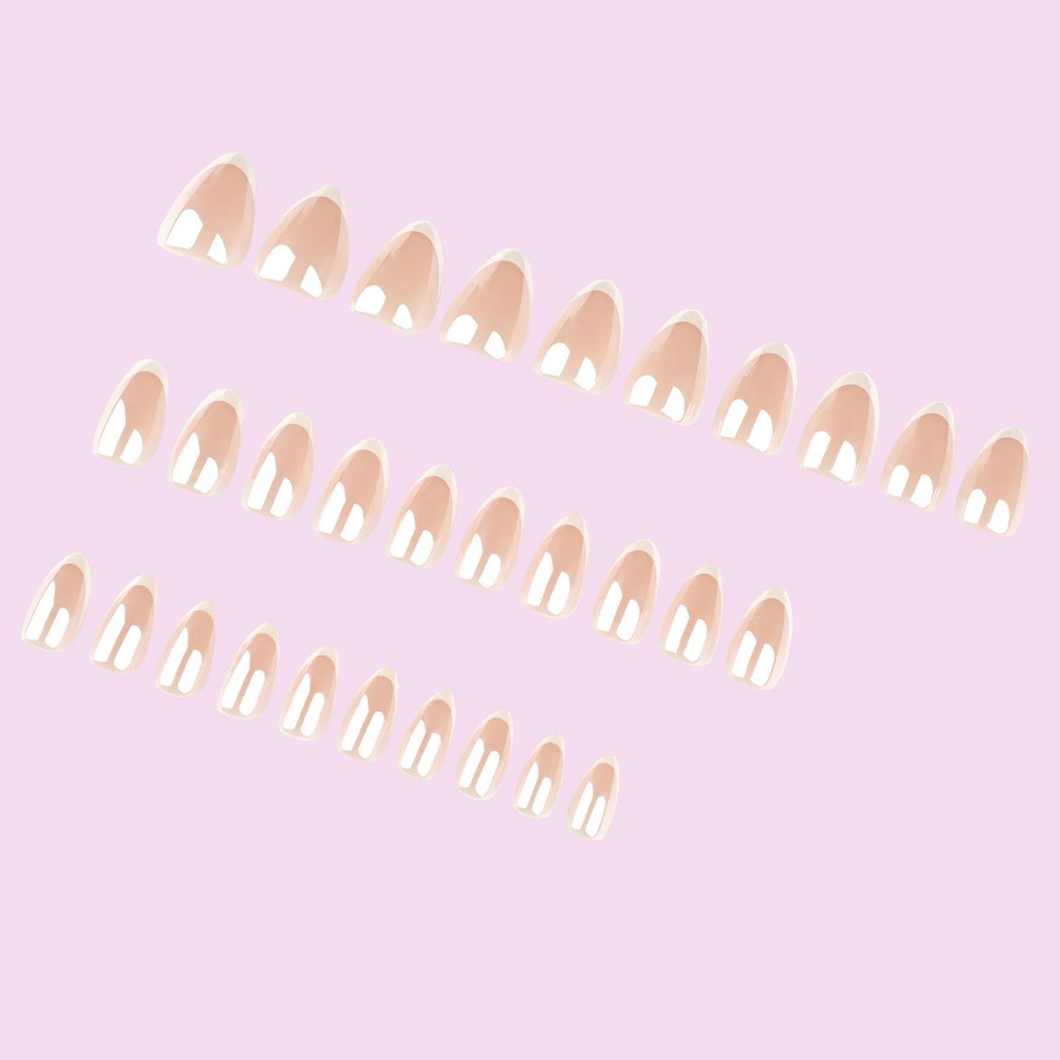 Classic Sheer French Tip Press-On Nails
