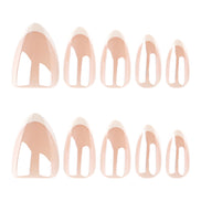 Classic Sheer French Tip Press-On Nails