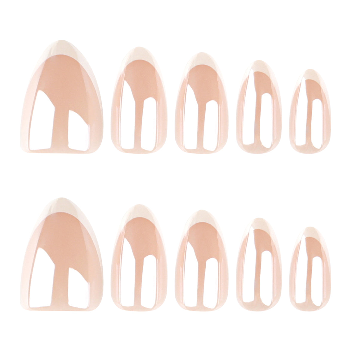 Classic Sheer French Tip Press-On Nails