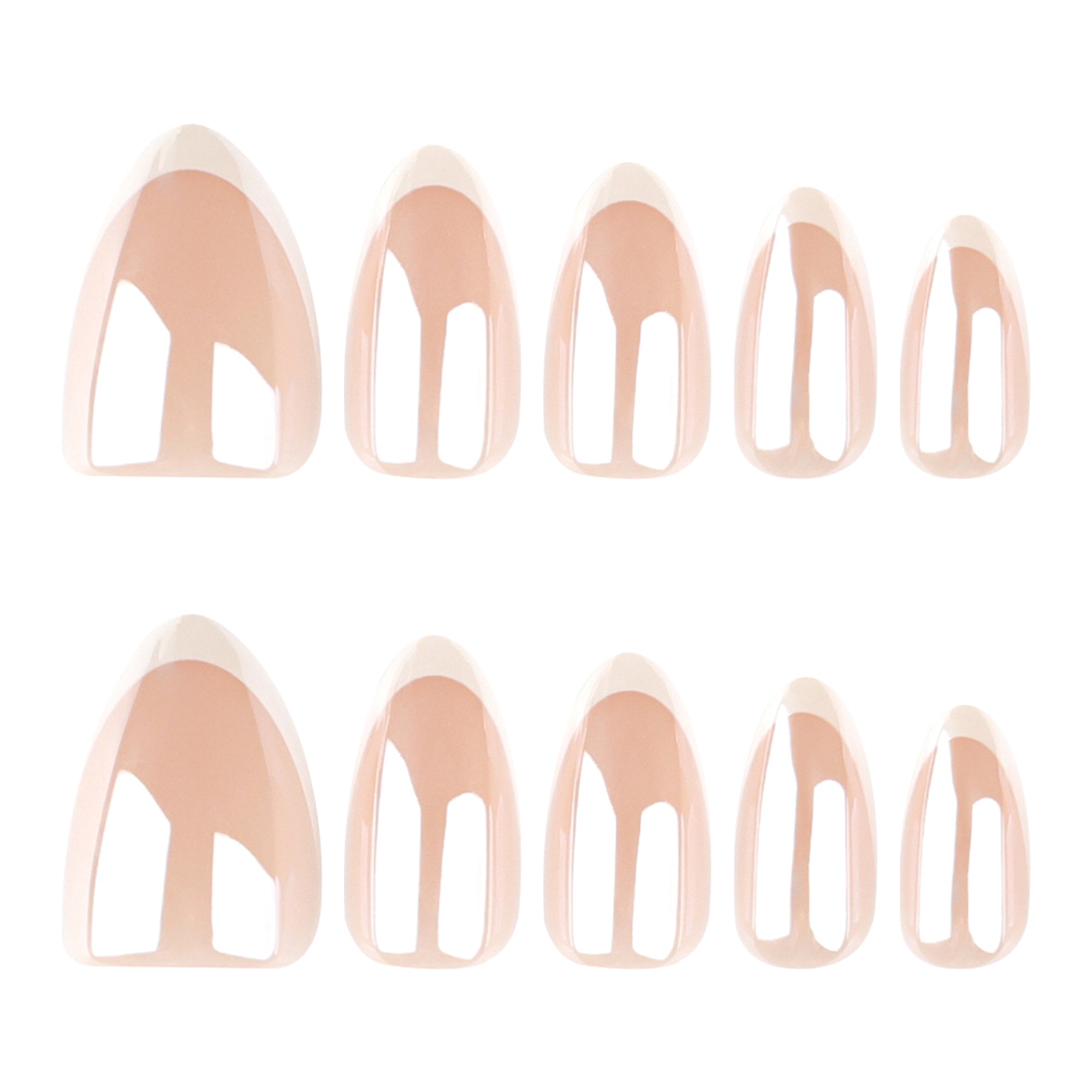Classic Sheer French Tip Press-On Nails