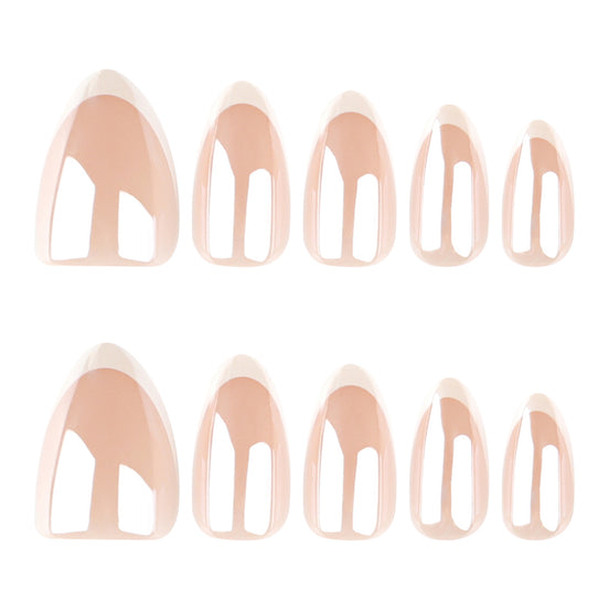 Classic Sheer French Tip Press-On Nails