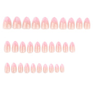 Soft Pink Glitter Press-On Nails