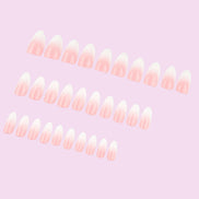 Pink Ombre Almond Press-On Nails