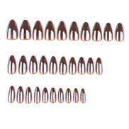 Chocolate Gloss Press-On Nails