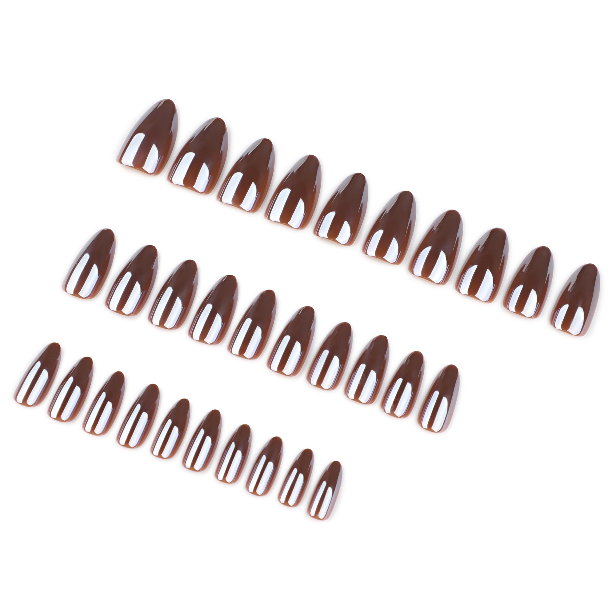 Chocolate Gloss Press-On Nails