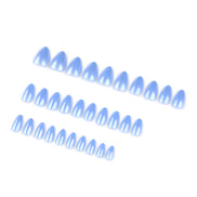 Periwinkle Chrome Press-On Nails