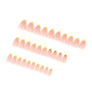 Lemon French Tip Press-On Nails