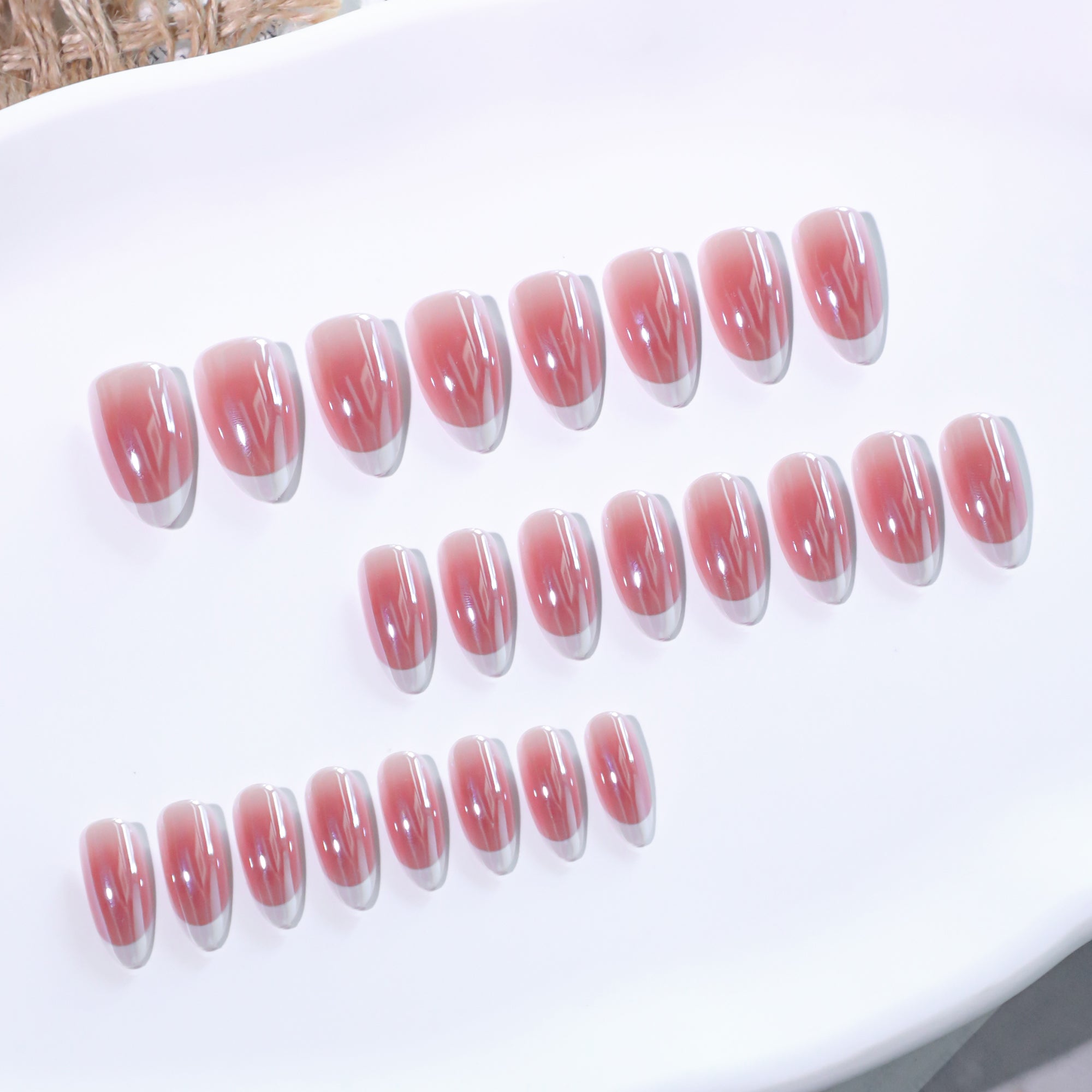 Rose Gold Chrome Press-On Nails