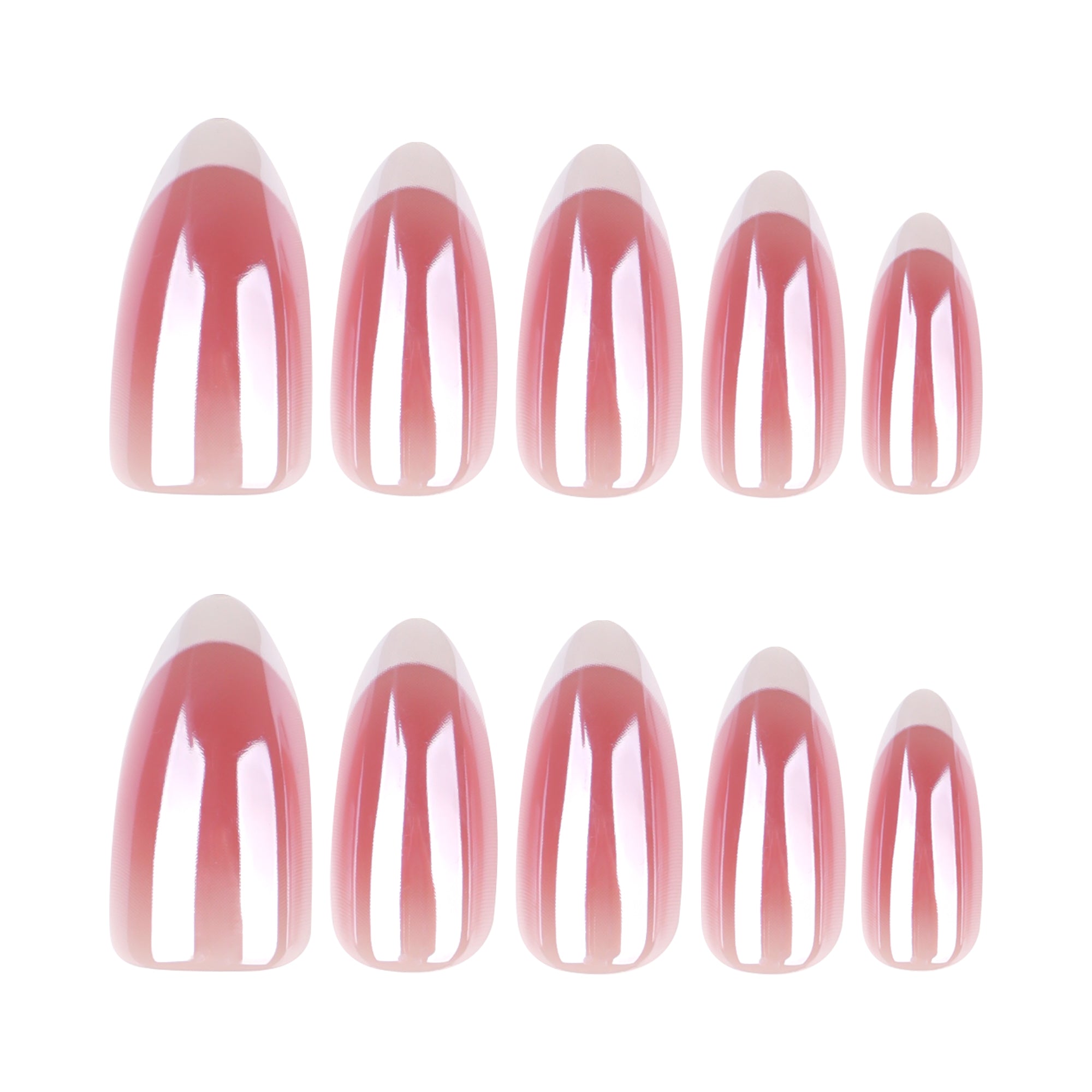 Rose Gold Chrome Press-On Nails