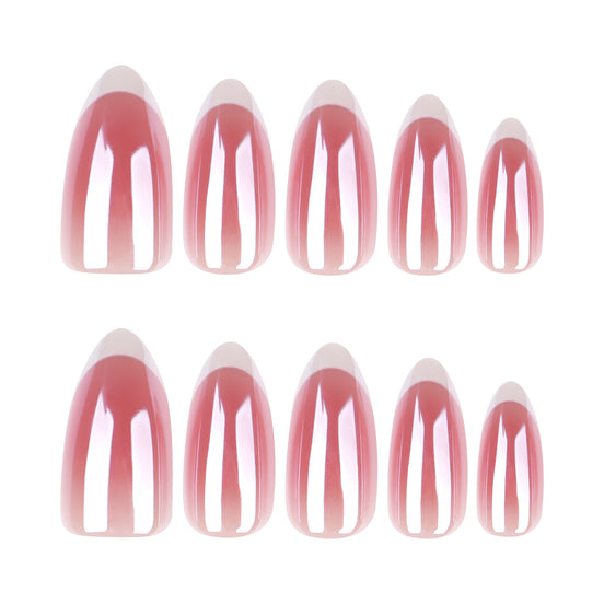 Rose Gold Chrome Press-On Nails
