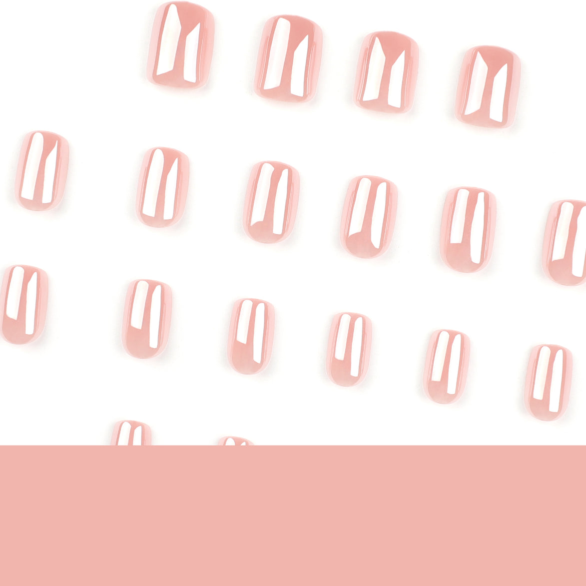 Soft Baby Pink Gloss Press-On Nails