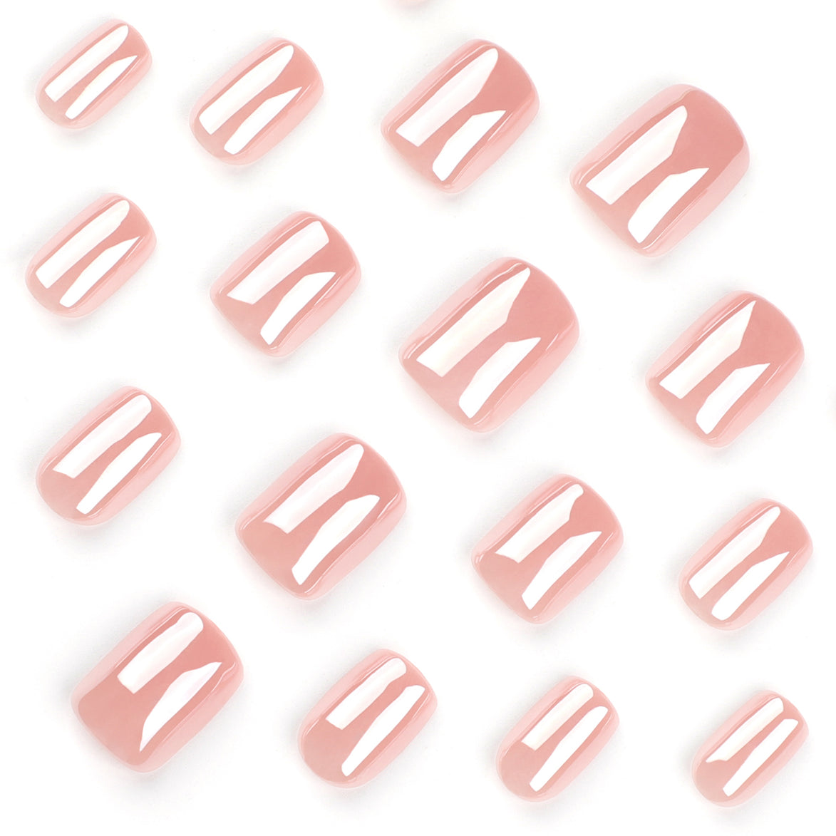 Soft Baby Pink Gloss Press-On Nails
