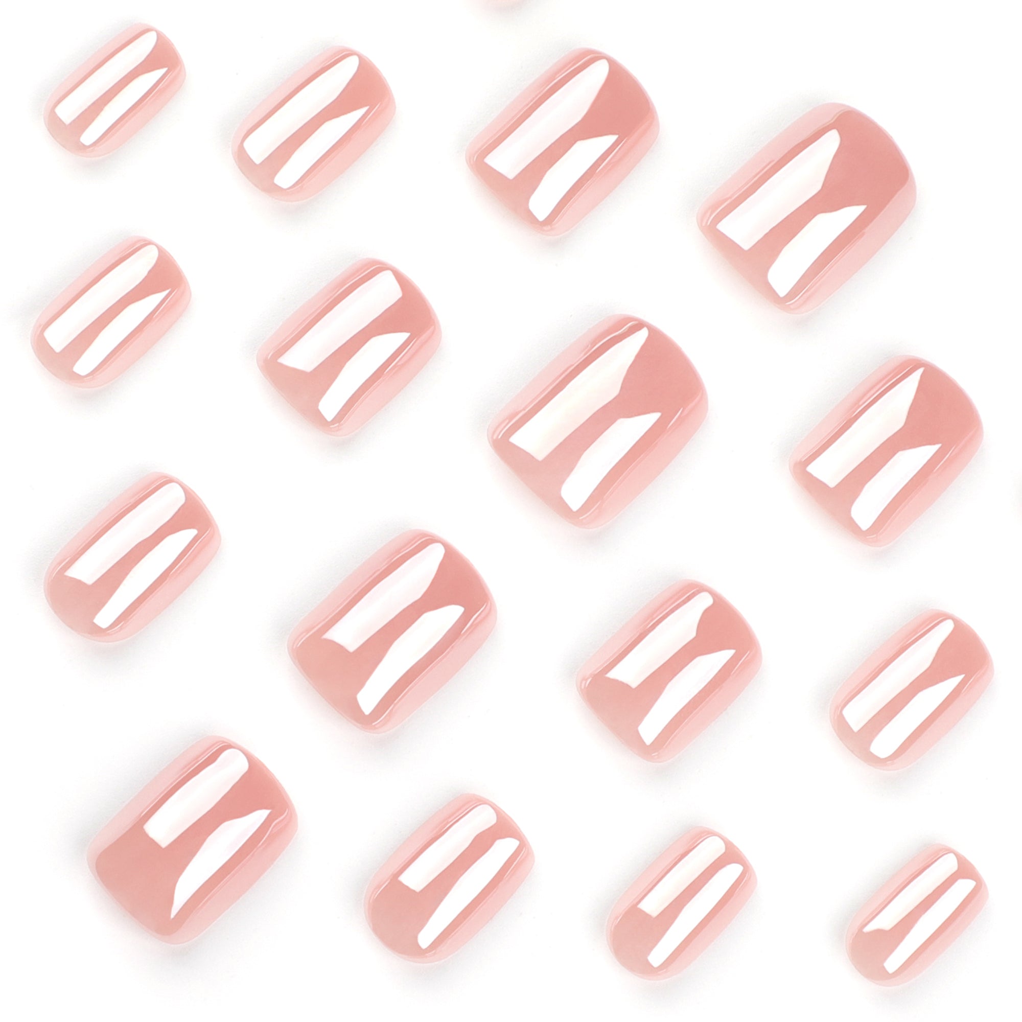 Soft Baby Pink Gloss Press-On Nails