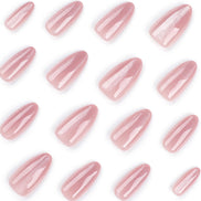 Blush Rose Gold Shimmer Press-On Nails