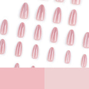 Blush Rose Gold Shimmer Press-On Nails