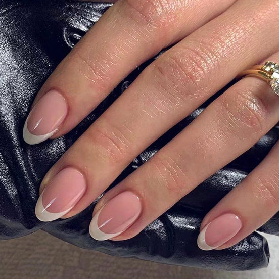 Soft Pink French Tip Press-On Nails
