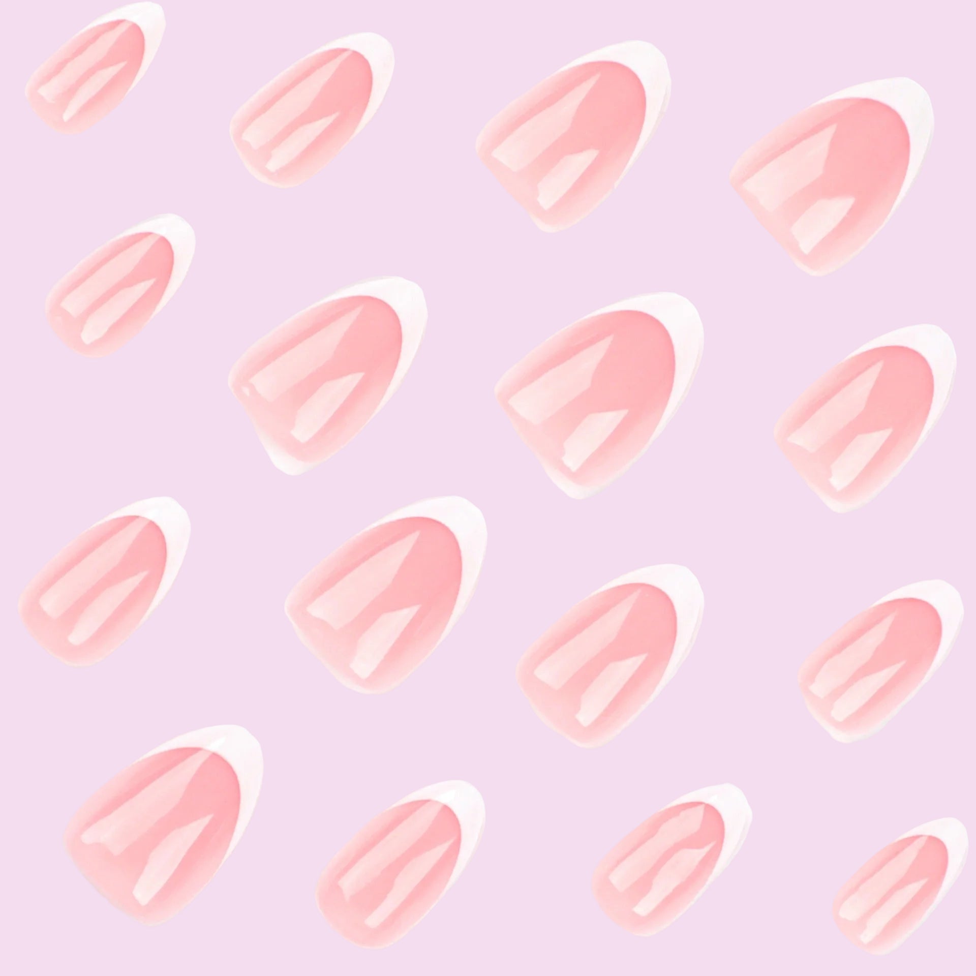 Soft Pink French Tip Press-On Nails
