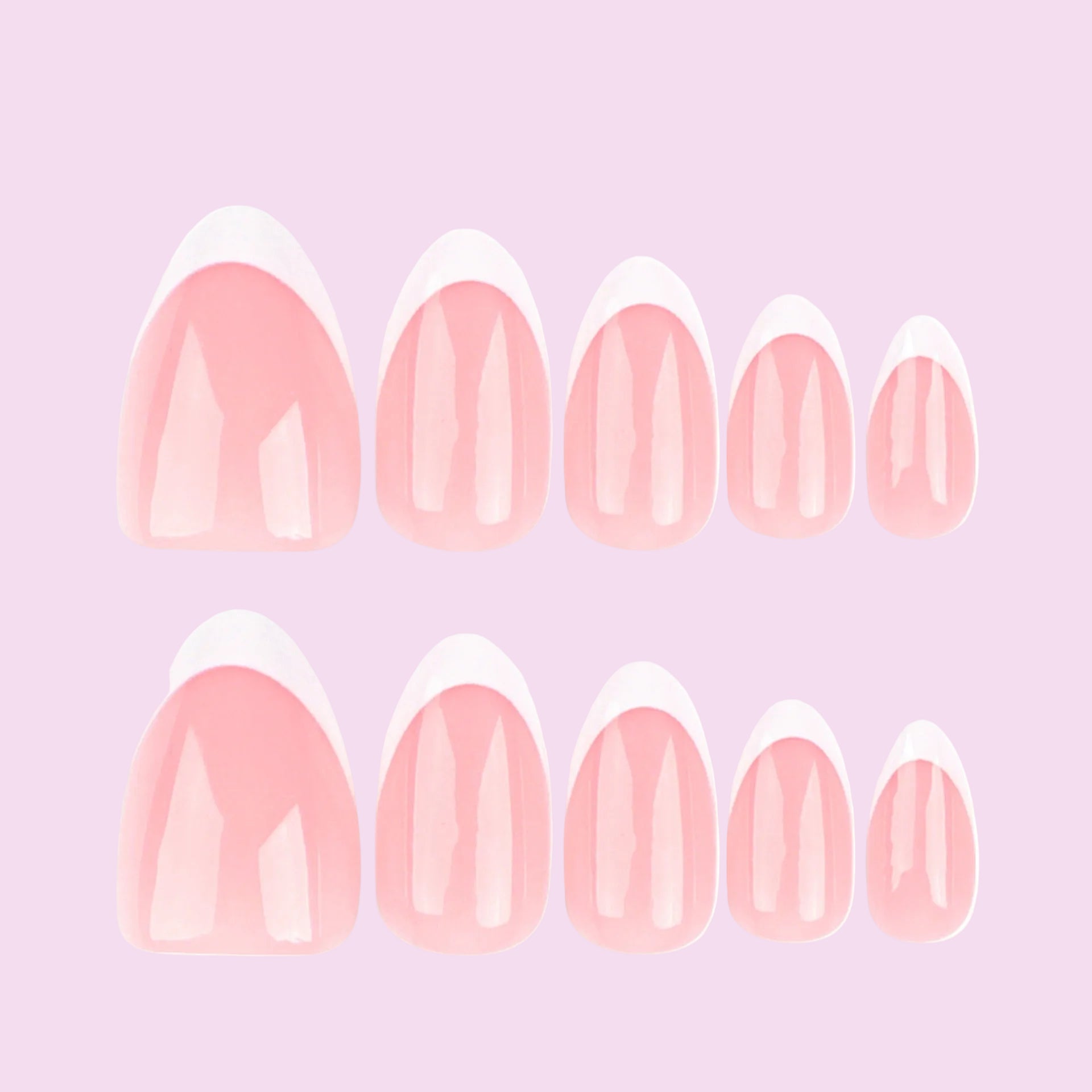 Soft Pink French Tip Press-On Nails