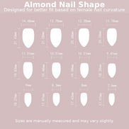 Deep Red Cherry Bow Star Mix Press-On Nails