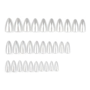 Glossy White Chrome Press-On Nails