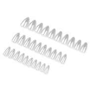 Glossy White Chrome Press-On Nails
