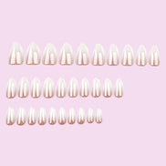 Sheer Nude Pearl Gloss Press-On Nails