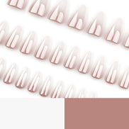 Sheer Nude Pearl Gloss Press-On Nails