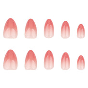 Coral to Nude Ombre Press-On Nails