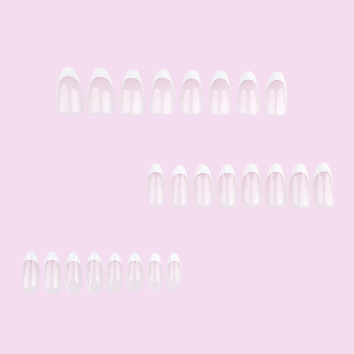 Milky White French Tip Press-On Nails
