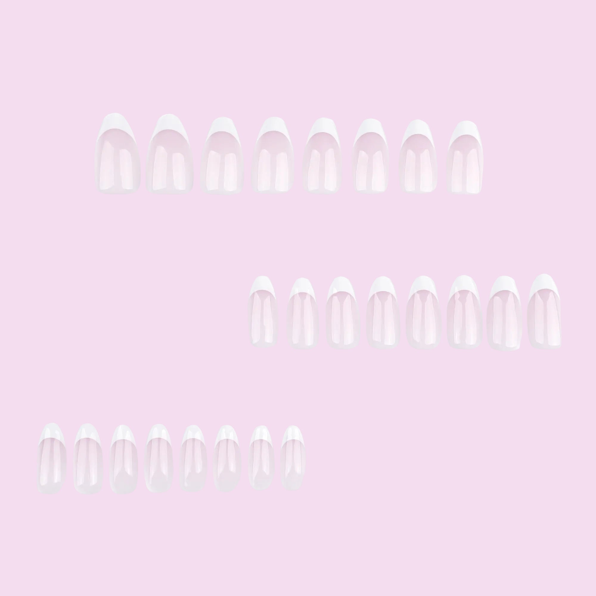 Milky White French Tip Press-On Nails