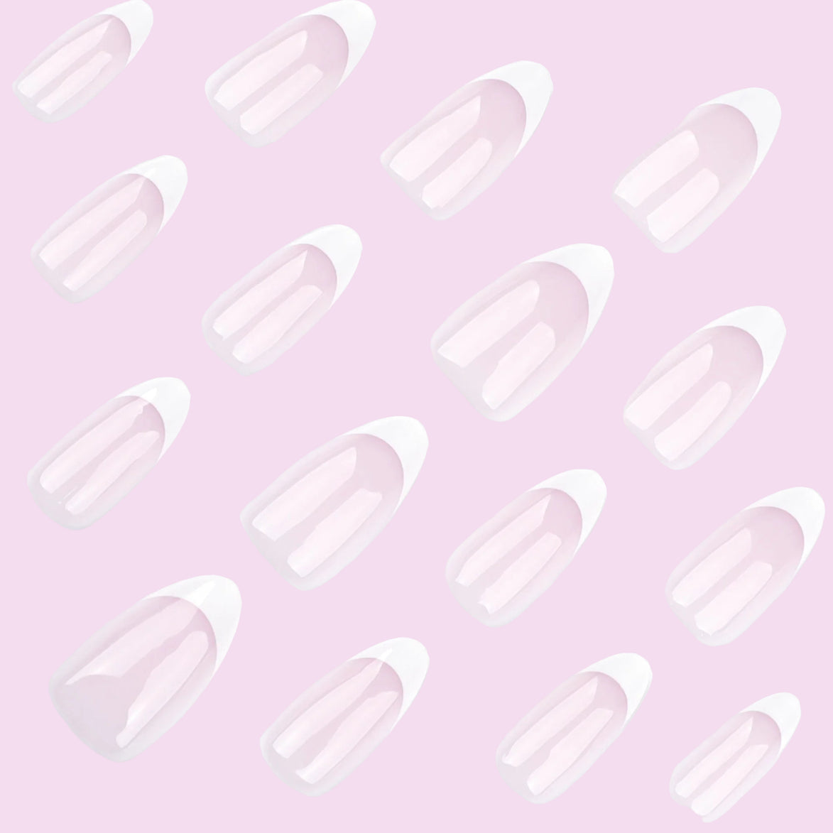 Milky White French Tip Press-On Nails