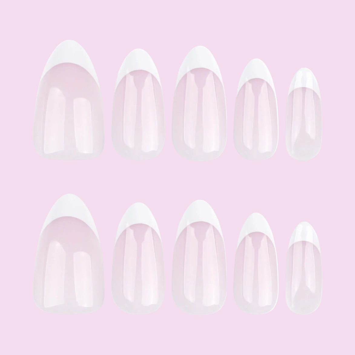 Milky White French Tip Press-On Nails