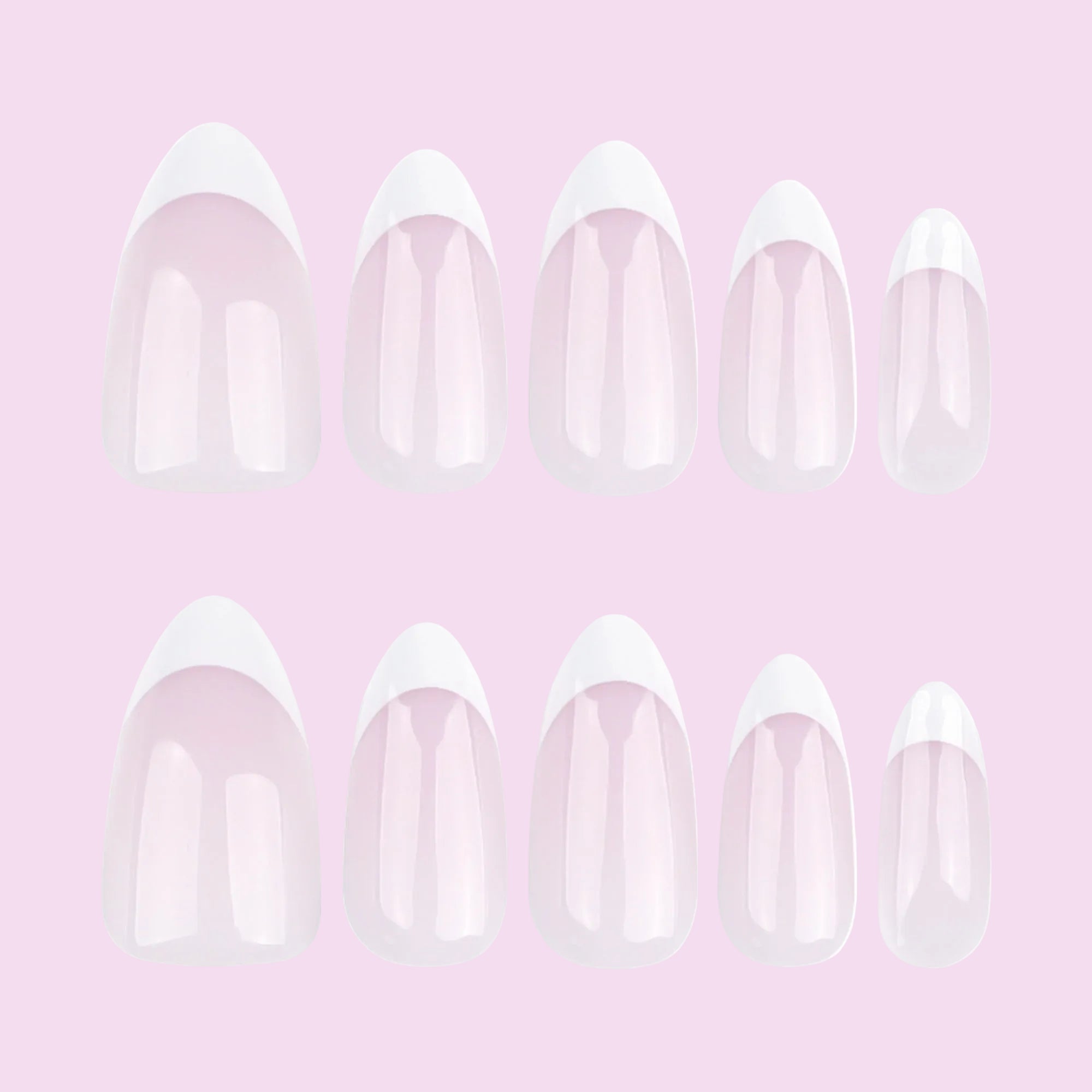 Milky White French Tip Press-On Nails