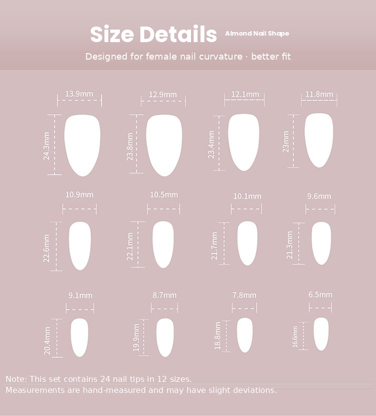 Soft Pink Shimmer Nails