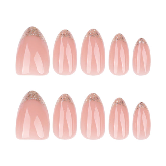 Iridescent Lilac Glow Nails