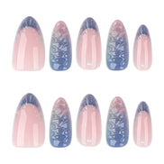 Tropical Sunset Mix Nails