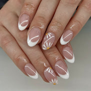 Strawberry French Tip Nails