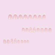 Strawberry French Tip Nails