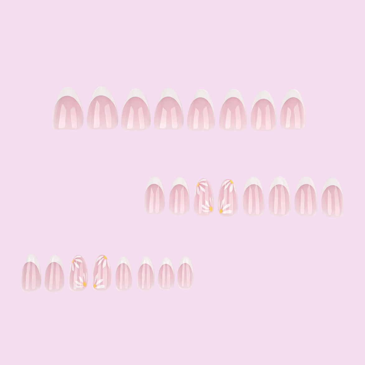 Strawberry French Tip Nails