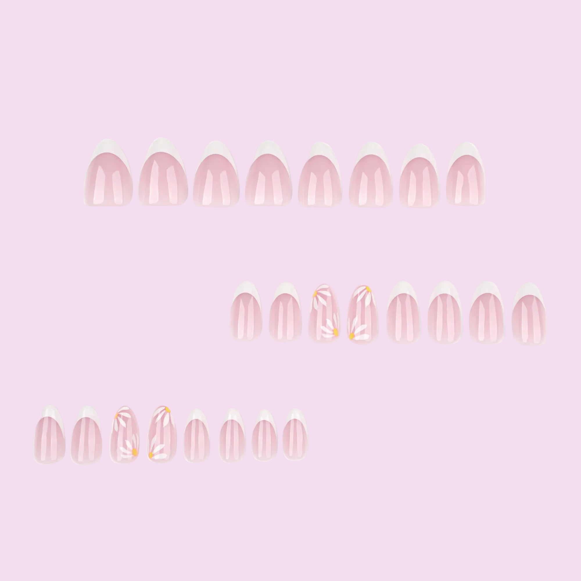 Strawberry French Tip Nails