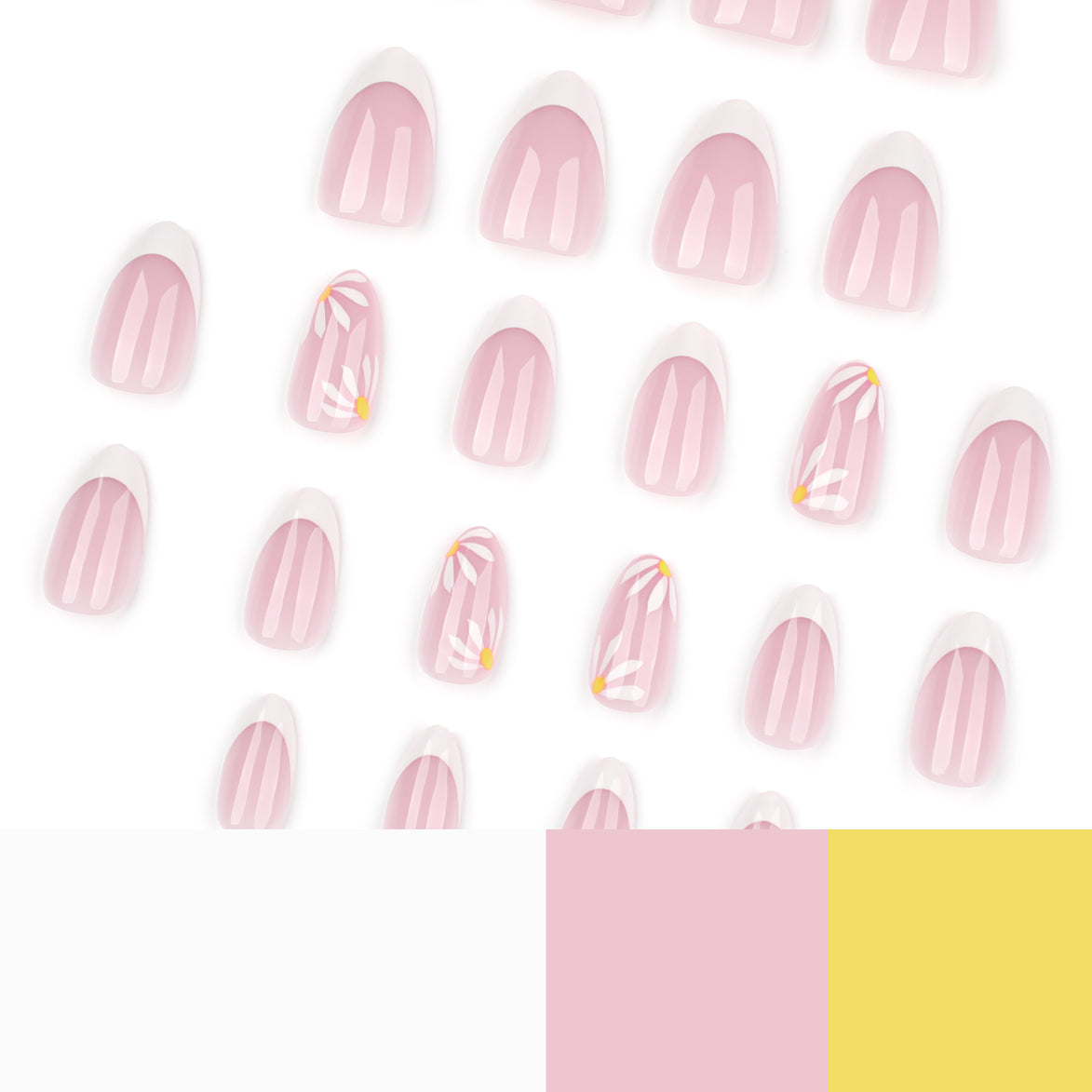 Strawberry French Tip Nails