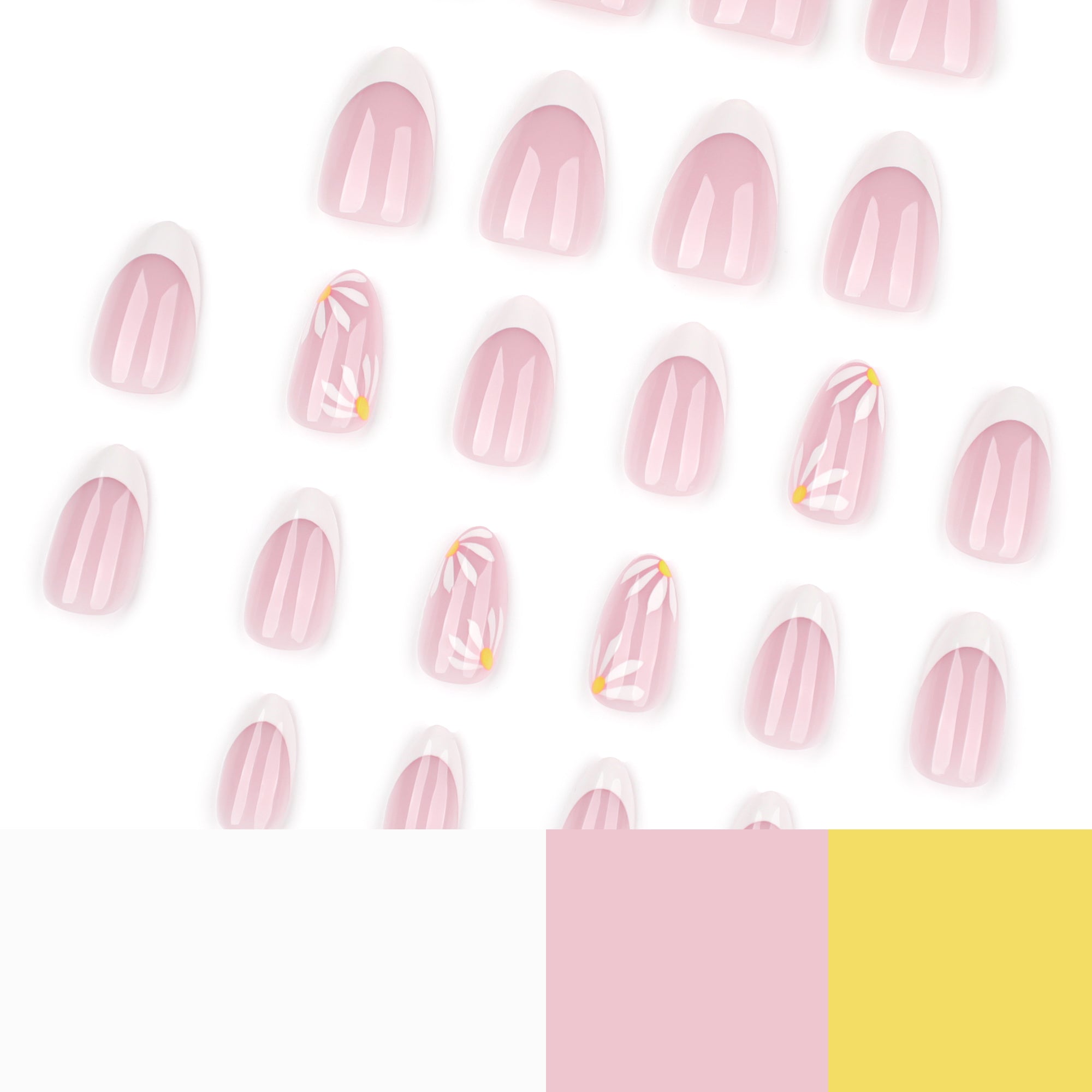 Strawberry French Tip Nails