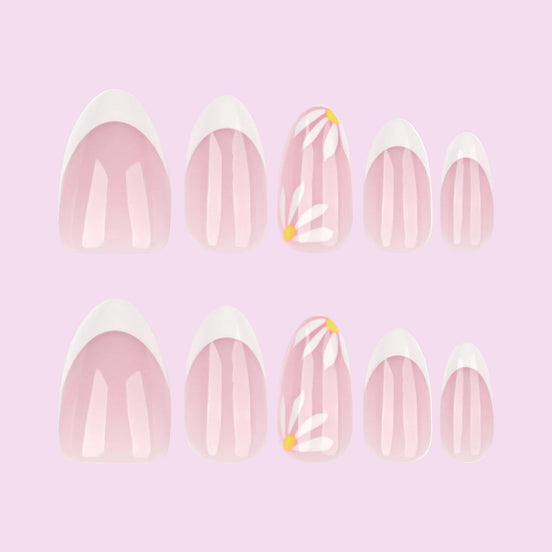 Strawberry French Tip Nails