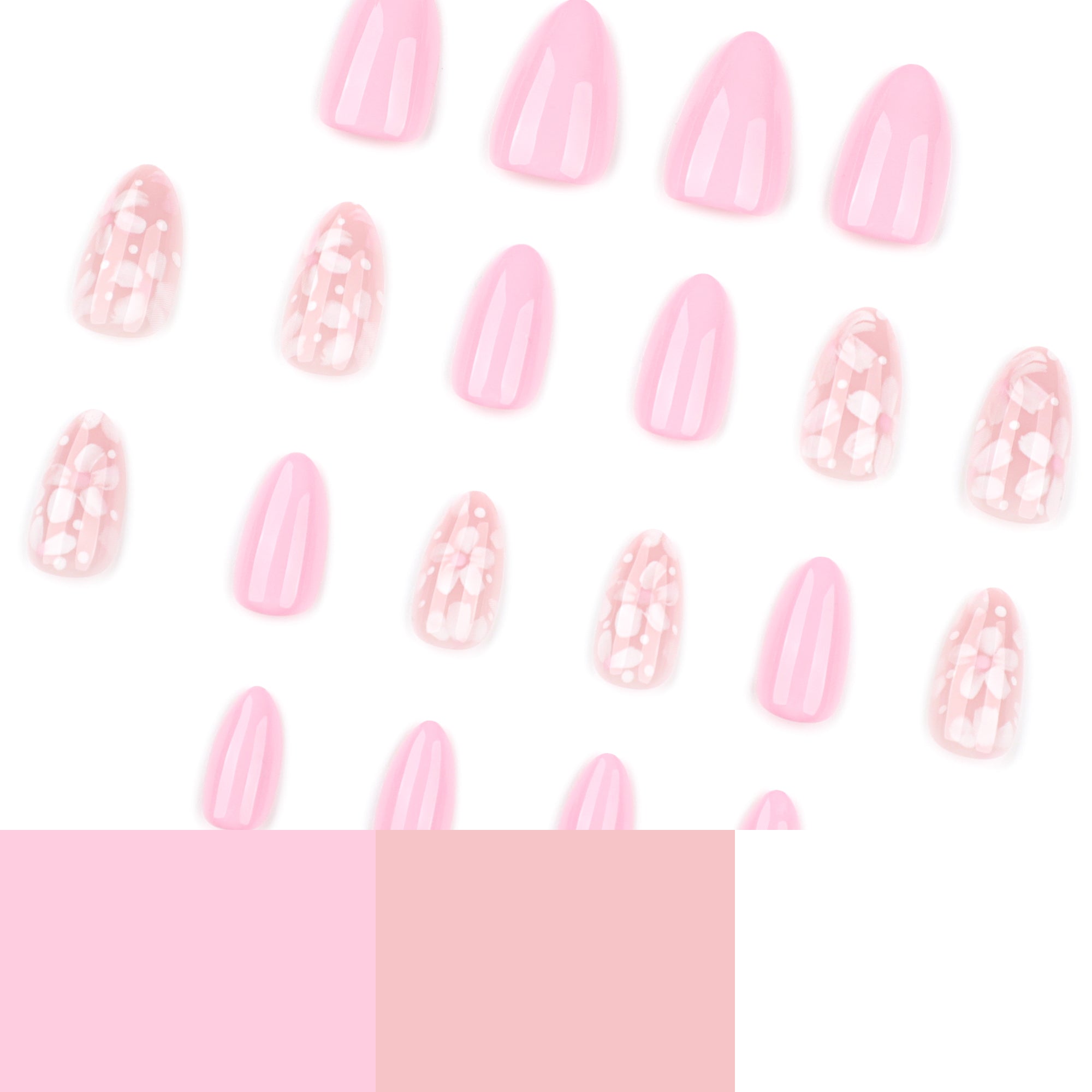 Pink Cherry Blossom Press-On Nails