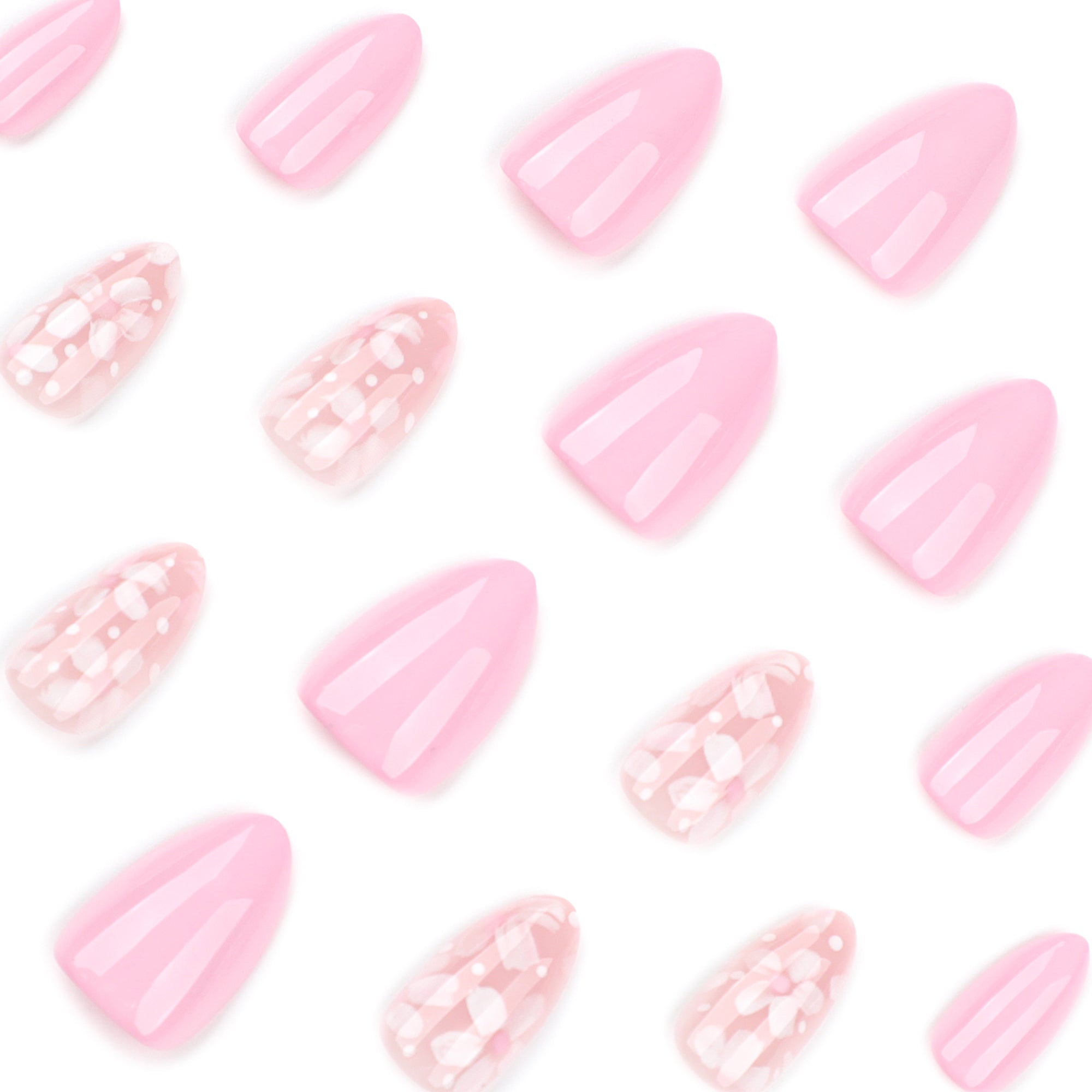 Pink Cherry Blossom Press-On Nails