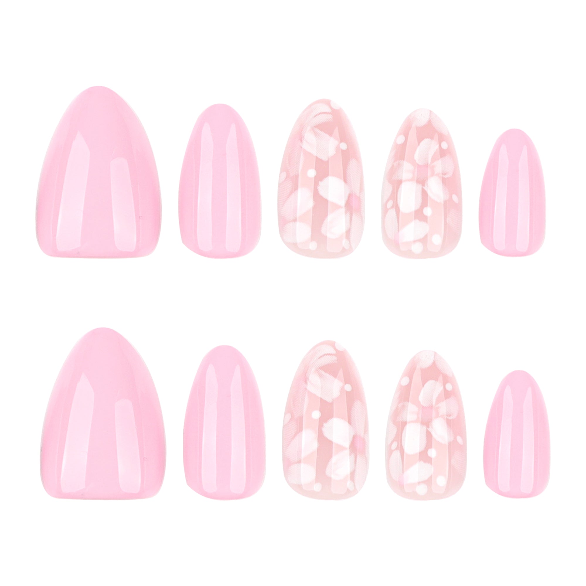 Soft Pink Blossom Press-On Nails