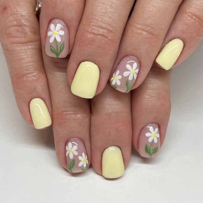 Soft Blush Gloss Nails