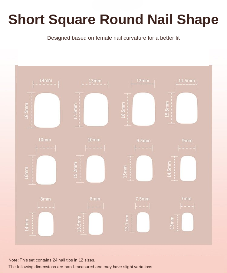 Soft Blush Gloss Nails