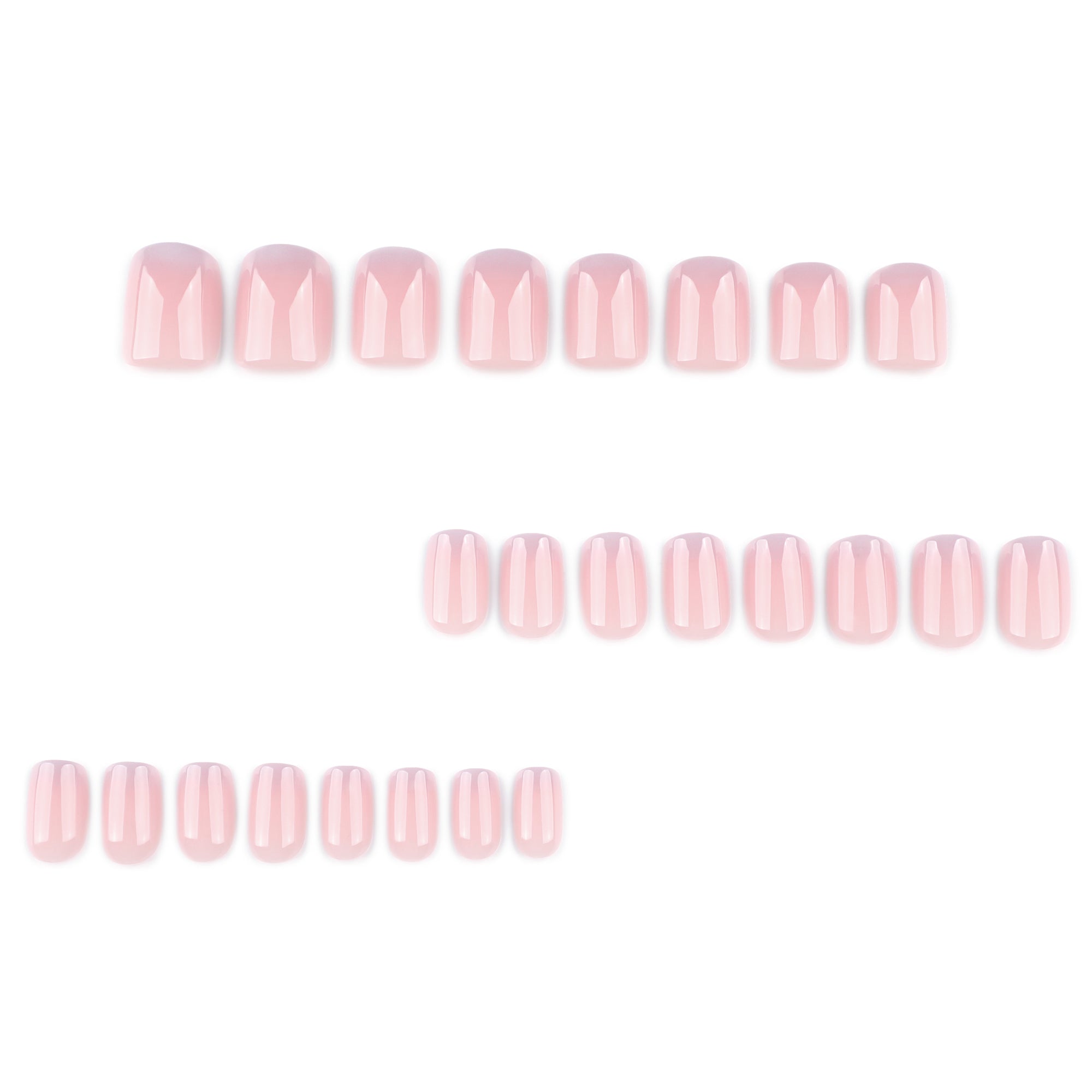Milky Blush Pink Press on Nails